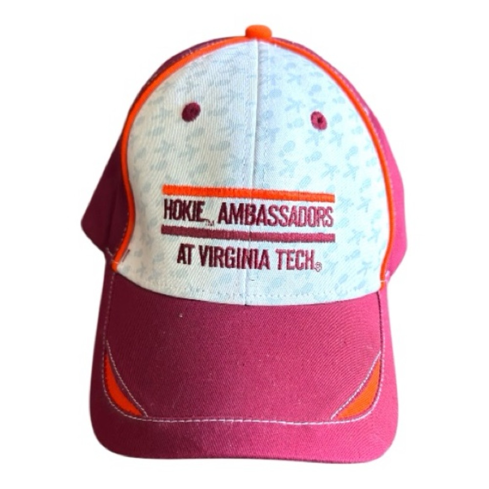Virginia Tech Hokies Ambassadors at VA Maroon Cap Strap-back custom stitching